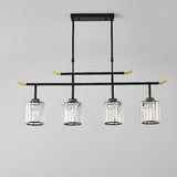 Adjustable Modern 6-Light Cylinder Island Pendant Light Image - 11