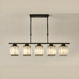 Adjustable Modern 6-Light Cylinder Island Pendant Light Image - 13