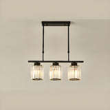 Adjustable Modern 6-Light Cylinder Island Pendant Light Image - 2