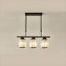 Adjustable Modern 6-Light Cylinder Island Pendant Light Image - 2