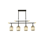 Adjustable Modern 6-Light Cylinder Island Pendant Light Image - 9