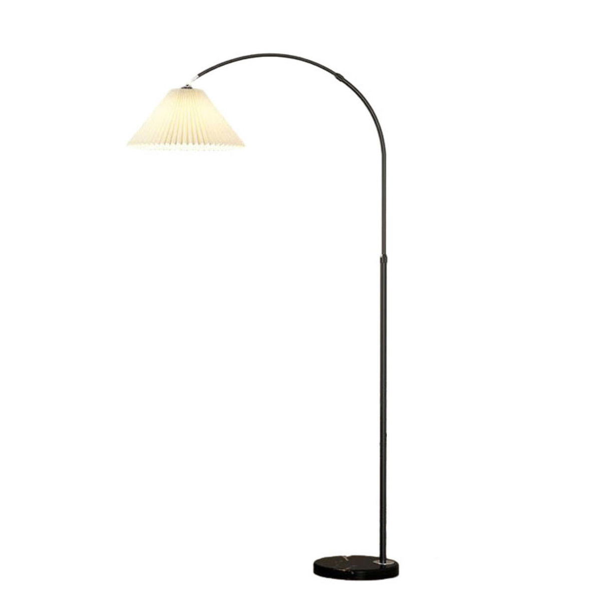 Adjustable Modern Black Dome Arched LED Floor Lamp Image - 10