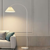 Adjustable Modern Black Dome Arched LED Floor Lamp Image - 2