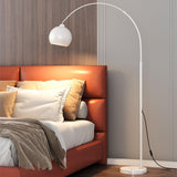 Adjustable Modern Dome Gold Arched Metal Floor Lamp Image - 2