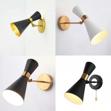 Adjustable Modern Duble Cone Wall Sconce Image - 1