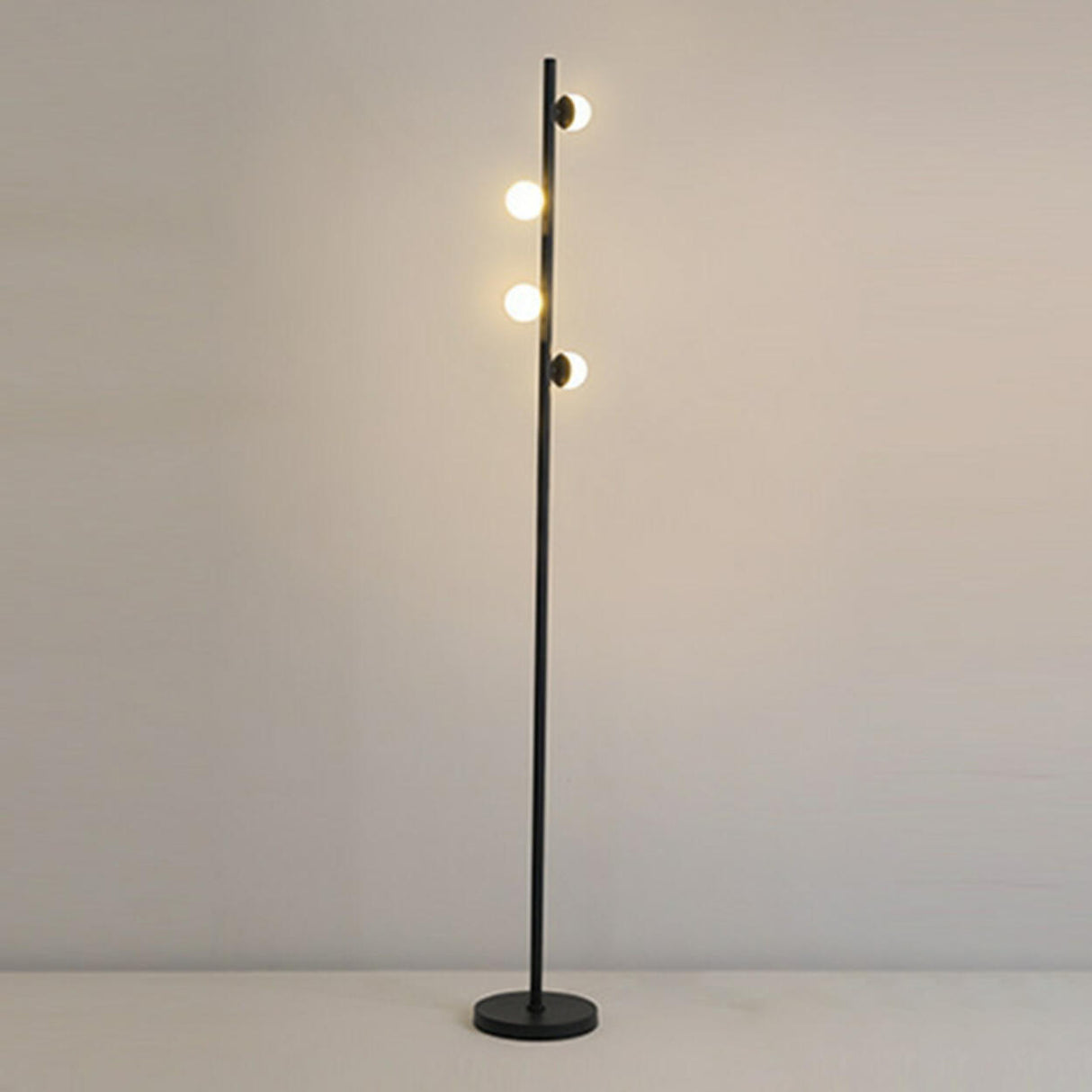 Adjustable Modern Multi-Light Cylinder Floor Lamp Image - 12