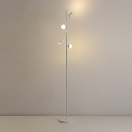 Adjustable Modern Multi-Light Cylinder Floor Lamp Image - 2