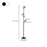 Adjustable Modern Multi-Light Cylinder Floor Lamp Image - 21