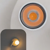 Adjustable Modern Round White Wall Sconce  Image - 4