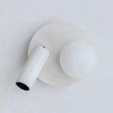 Adjustable Modern Round White Wall Sconce  Image - 8