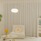 Adjustable Modern White Linterna Arch Floor Lamp Image - 13