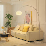 Adjustable Modern White Linterna Arch Floor Lamp Image - 3