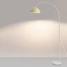 Adjustable Modish Dome Shade Arc Metal Floor Lamp Image - 3