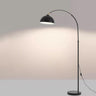 Adjustable Modish Dome Shade Arc Metal Floor Lamp Image - 4