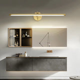 Adjustable Modish Gold Linear Bathroom Vanity Light Image - 2