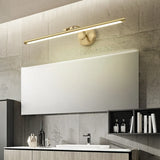 Adjustable Modish Gold Linear Bathroom Vanity Light Image - 4