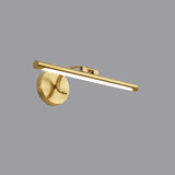 Adjustable Modish Gold Linear Bathroom Vanity Light Image - 6