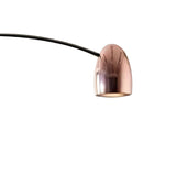 Adjustable Modish Pink Cone and Arc LED Floor Lamp Image - 9