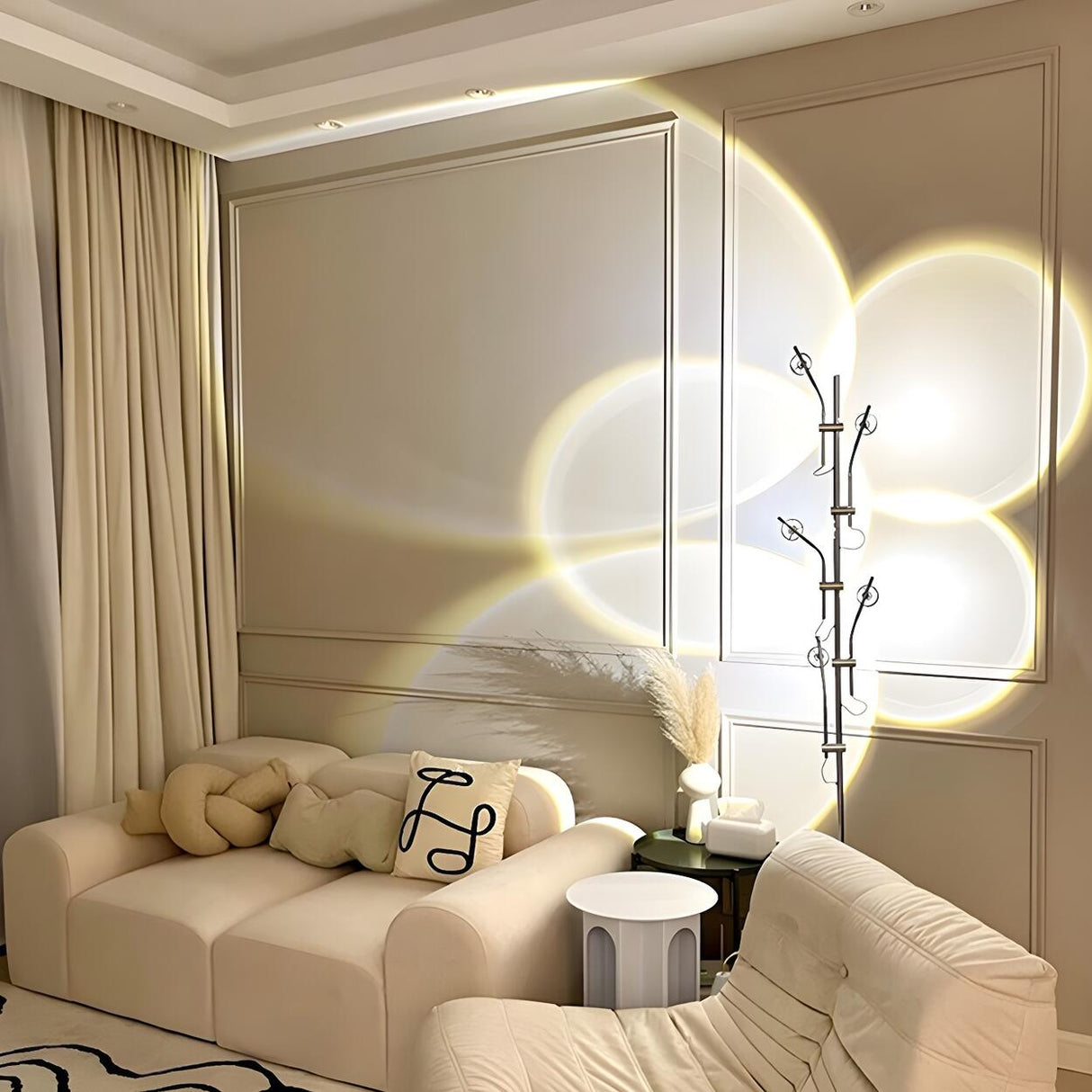 Adjustable Multi-Lights Modern Tree Wa Wa Floor Lamp Image - 11