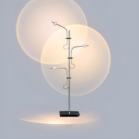 Adjustable Multi-Lights Modern Tree Wa Wa Floor Lamp Image - 2