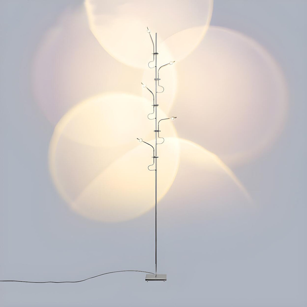 Adjustable Multi-Lights Modern Tree Wa Wa Floor Lamp Image - 3