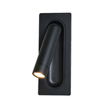 Adjustable Recessed Cylinder LED Reading Wall Sconce Image - 10