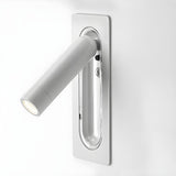 Adjustable Recessed Cylinder LED Reading Wall Sconce Image - 11