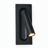 Adjustable Recessed Cylinder LED Reading Wall Sconce Image - 16