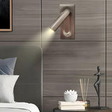 Adjustable Recessed Cylinder LED Reading Wall Sconce Image - 6