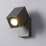 Adjustable Rectangular Aluminum External Wall Lamp Image - 4