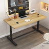 Adjustable Rectangular Metal T-Shape Computer Desk Image - 14