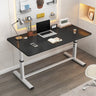 Adjustable Rectangular Metal T-Shape Computer Desk Image - 15