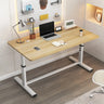 Adjustable Rectangular Metal T-Shape Computer Desk Image - 2