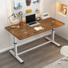 Adjustable Rectangular Metal T-Shape Computer Desk Image - 3