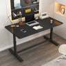 Adjustable Rectangular Metal T-Shape Computer Desk Image - 9