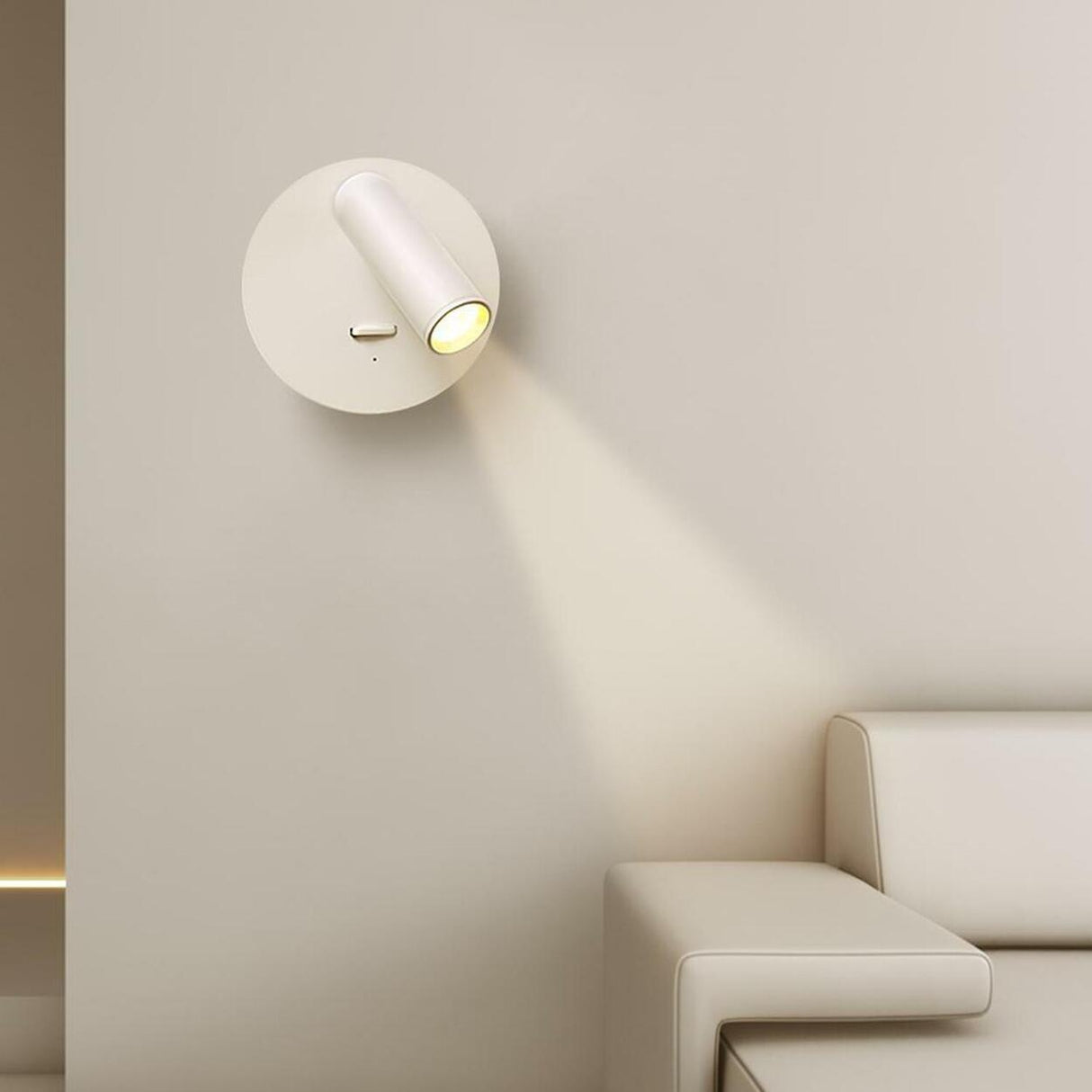 Adjustable Round and Cylindrical LED Wall Sconce Image - 5