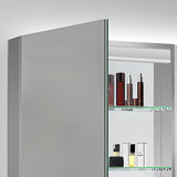 Adjustable Shelves Metal Wall Medicine Cabinet with Mirror Image - 10