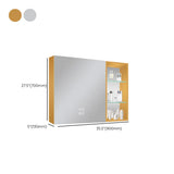 Adjustable Shelves Metal Wall Medicine Cabinet with Mirror Image - 15