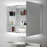 Adjustable Shelves Metal Wall Medicine Cabinet with Mirror Image - 6