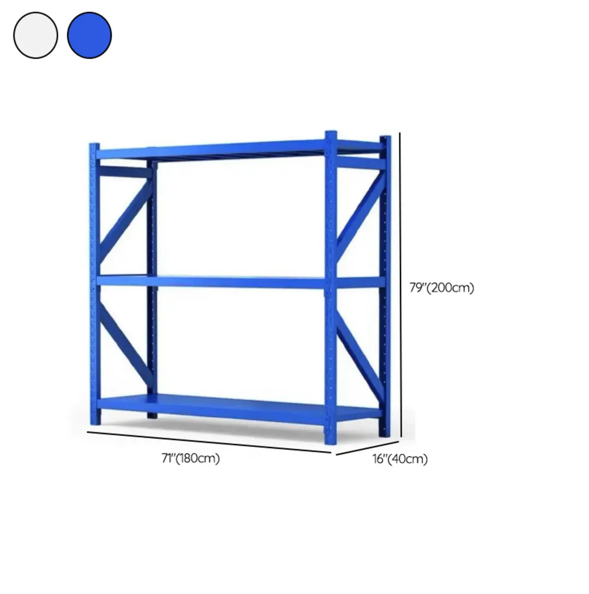 Adjustable Shelving 4-Tier Heavy Duty Metal Garage Storage Image - 34