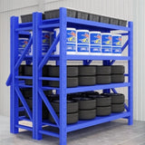 Adjustable Shelving 4-Tier Heavy Duty Metal Garage Storage Image - 9