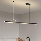 Adjustable Simple Arch and Linear Island Hanging Light Image - 1