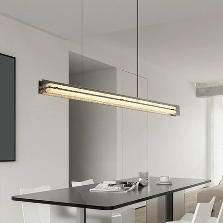 Adjustable Simplicity Linear Island Pendant Light Image - 1