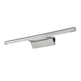 Adjustable Sleek Sliver Cylinder LED Vanity Light Image - 5