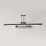 Adjustable Sliver Bathroom Vanity Light Fixture Image - 8