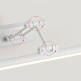 Adjustable Straight Modern Cylinder Vanity Lights Image - 14