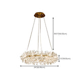 Adjustable String Surrounding Crystal Chandelier Image - 22