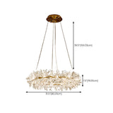 Adjustable String Surrounding Crystal Chandelier Image - 23