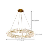 Adjustable String Surrounding Crystal Chandelier Image - 25