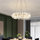 Adjustable String Surrounding Crystal Chandelier Image - 4